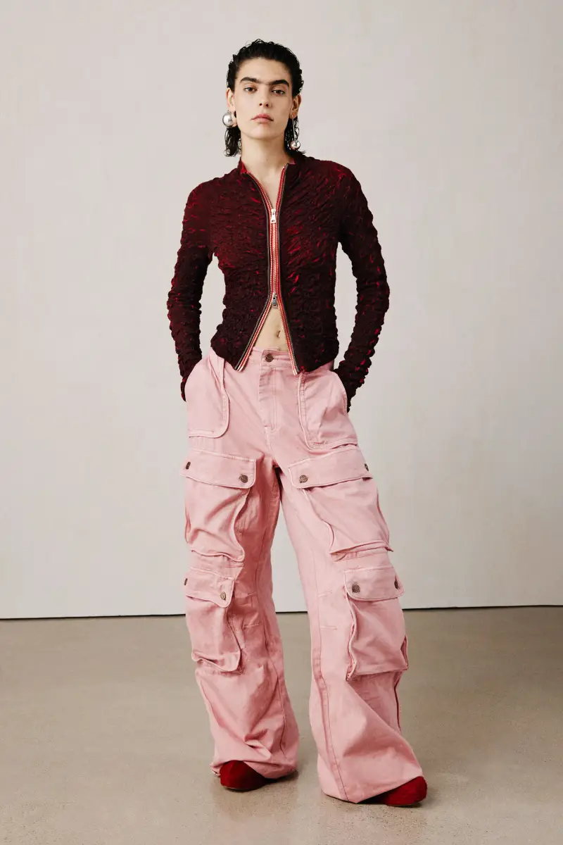 Pantaloni lunghi cargo studio RED