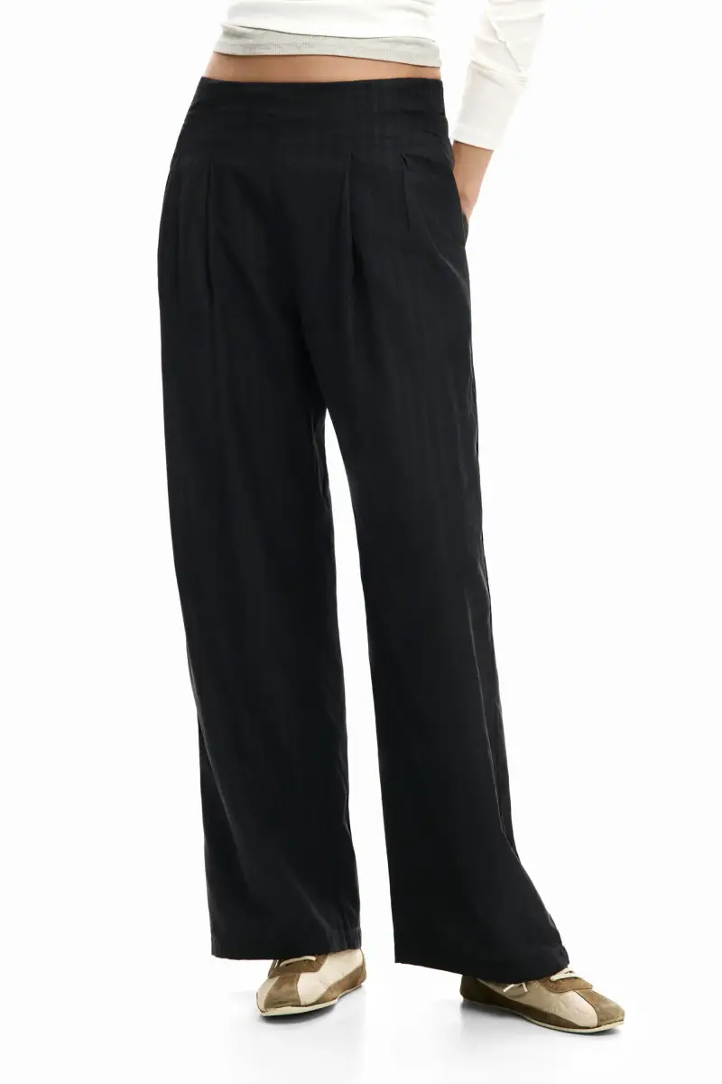 Pantaloni lunghi con pinces BLACK miniatura 2