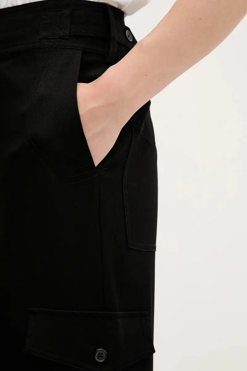 pantaloni SAGUN donna colore nero 25WWPW08 miniatura 4