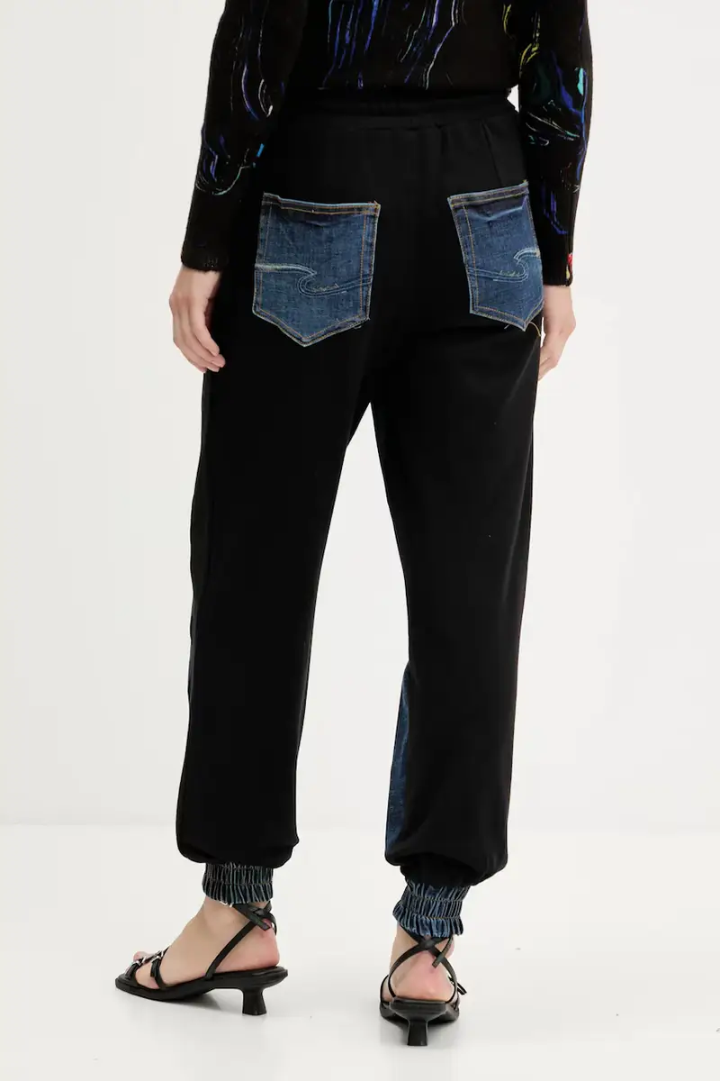 pantaloni tuta KIMY donna colore blu navy 25WWDD08 miniatura 3