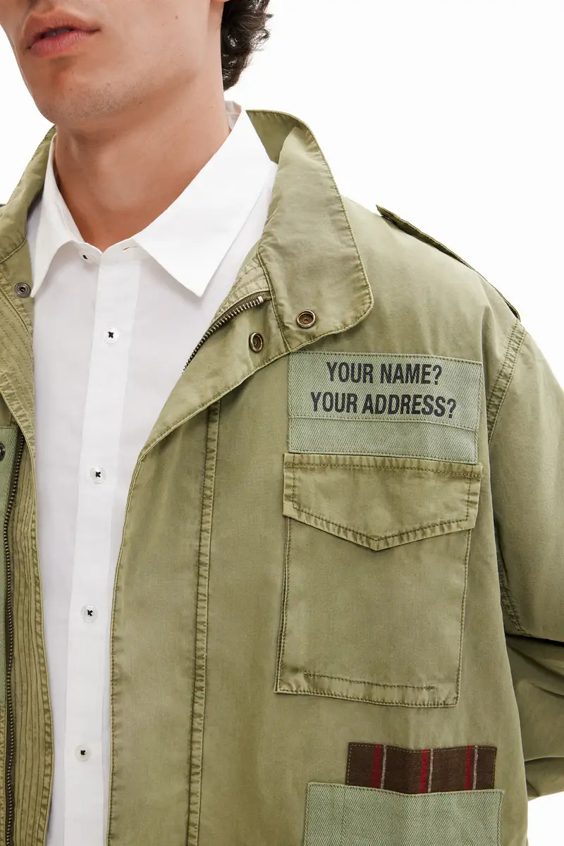 Desigual Parka Verde 3911916 miniatura 2