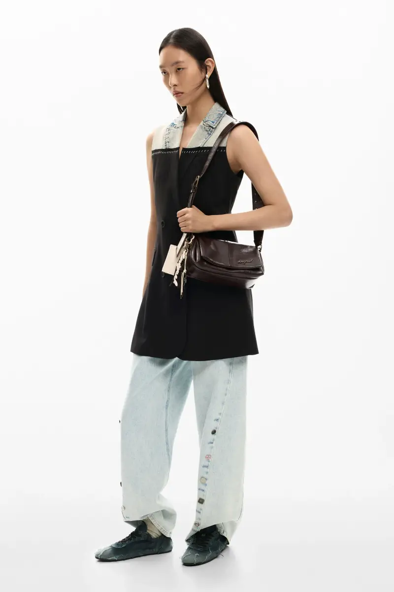 Desigual Borsa a tracolla Marrone 3955508 miniatura 2