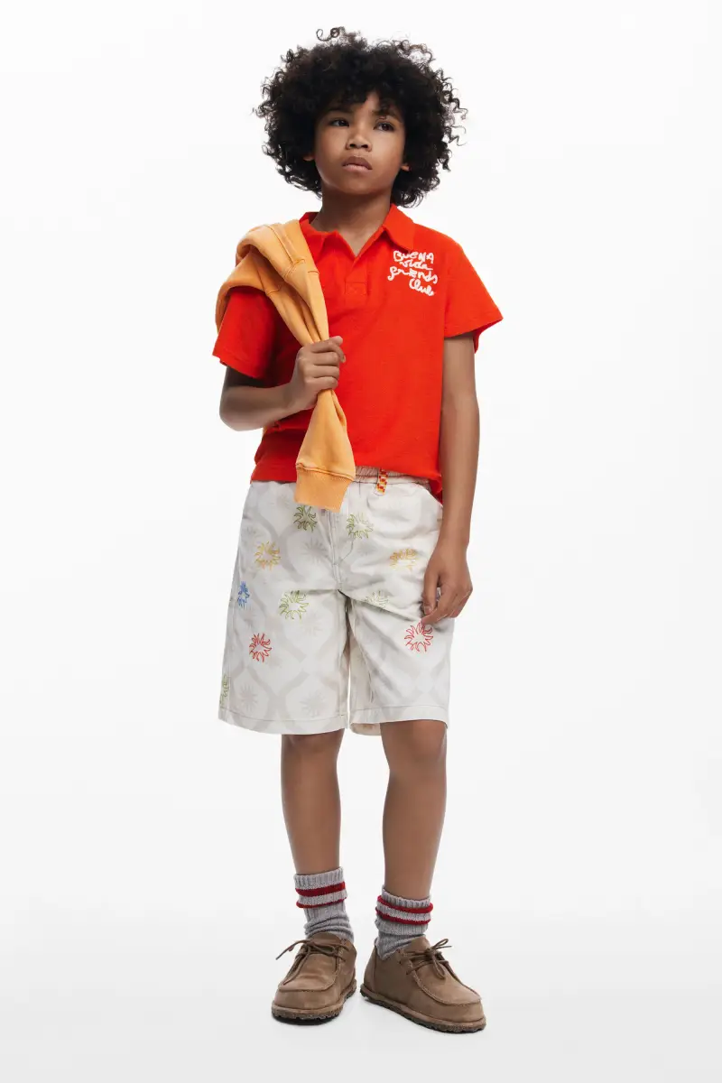 Desigual Polo Arancione 3889182 miniatura 2