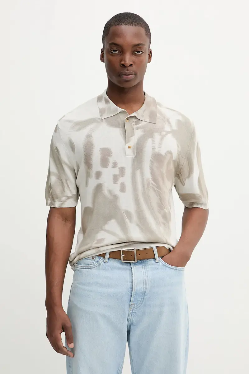 Desigual Polo Uomo Grigio 3249963