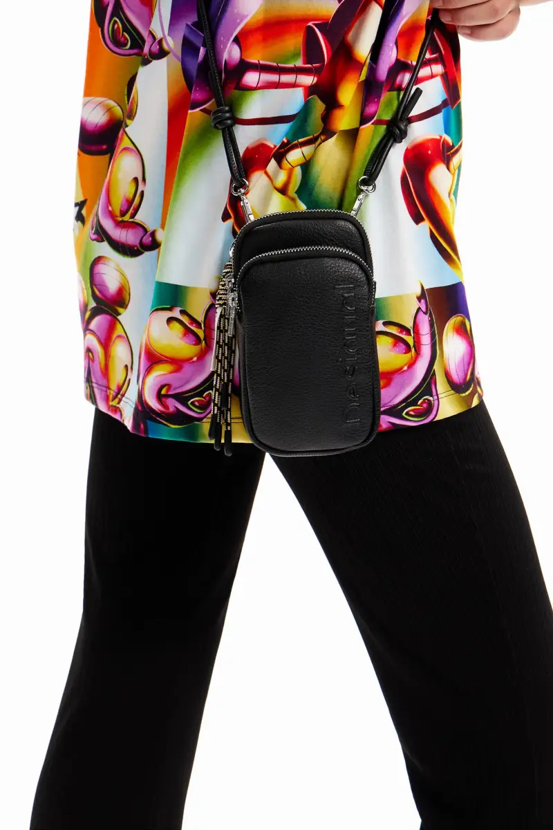 Desigual Portamonete Nero 3035734 miniatura 2