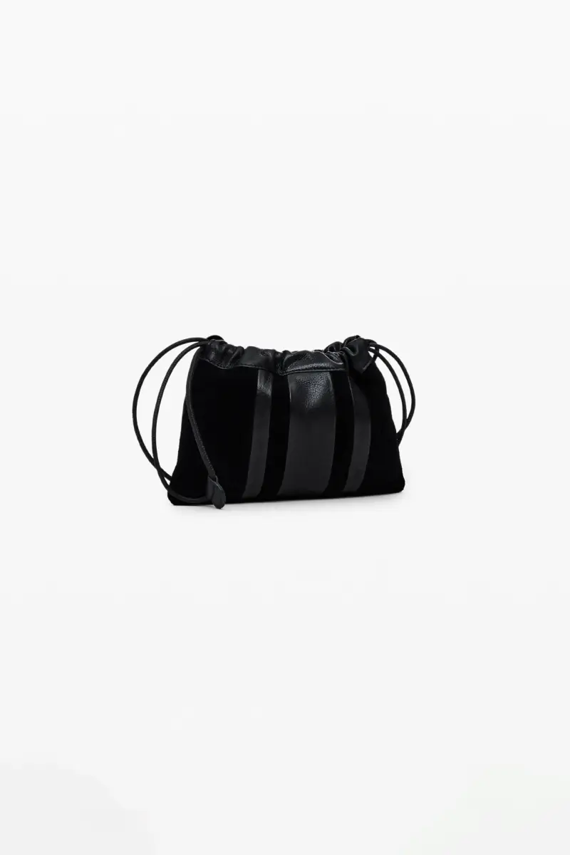 Portacellulare-portafoglio in pelle BLACK miniatura 2