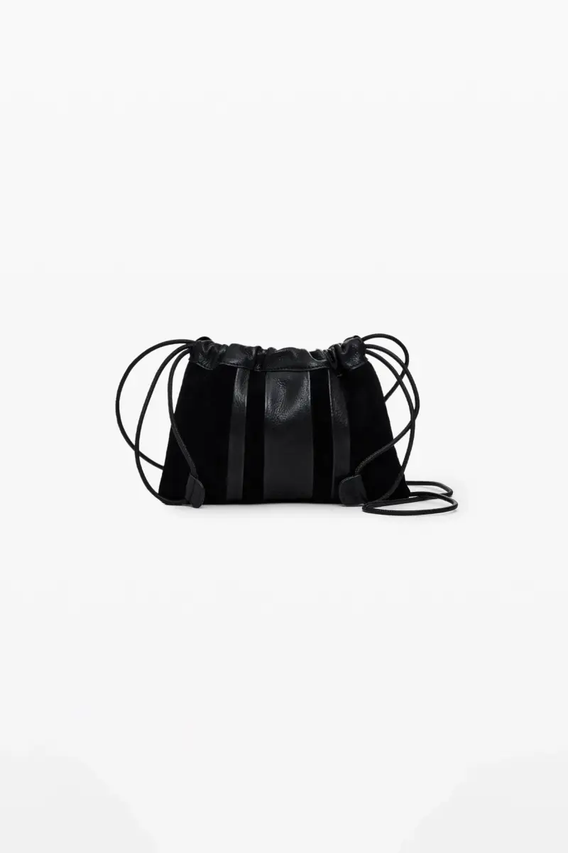 Portacellulare-portafoglio in pelle BLACK