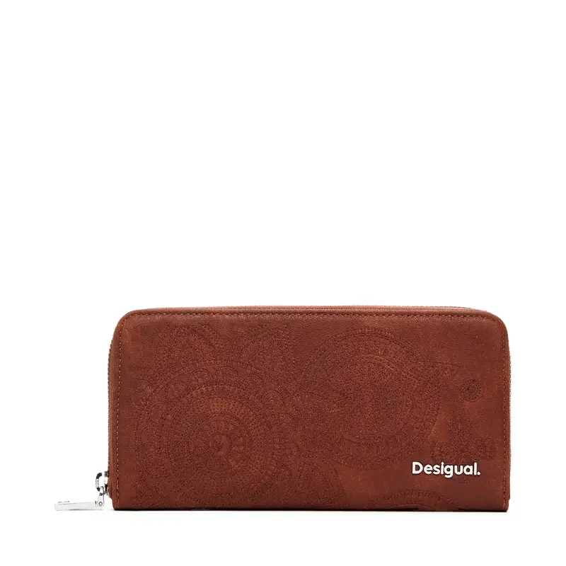 Portafoglio grande da donna Desigual 25SAYP03 Marrone
