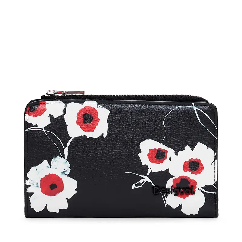 Portafoglio piccolo da donna Desigual 25SAYP12 Nero
