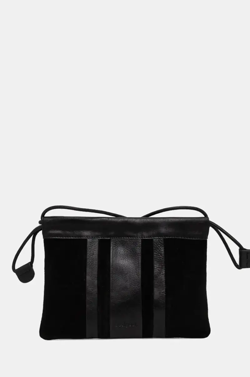 sacchetto per escrementi di cane LEATHER PATCH CAYETA Nero