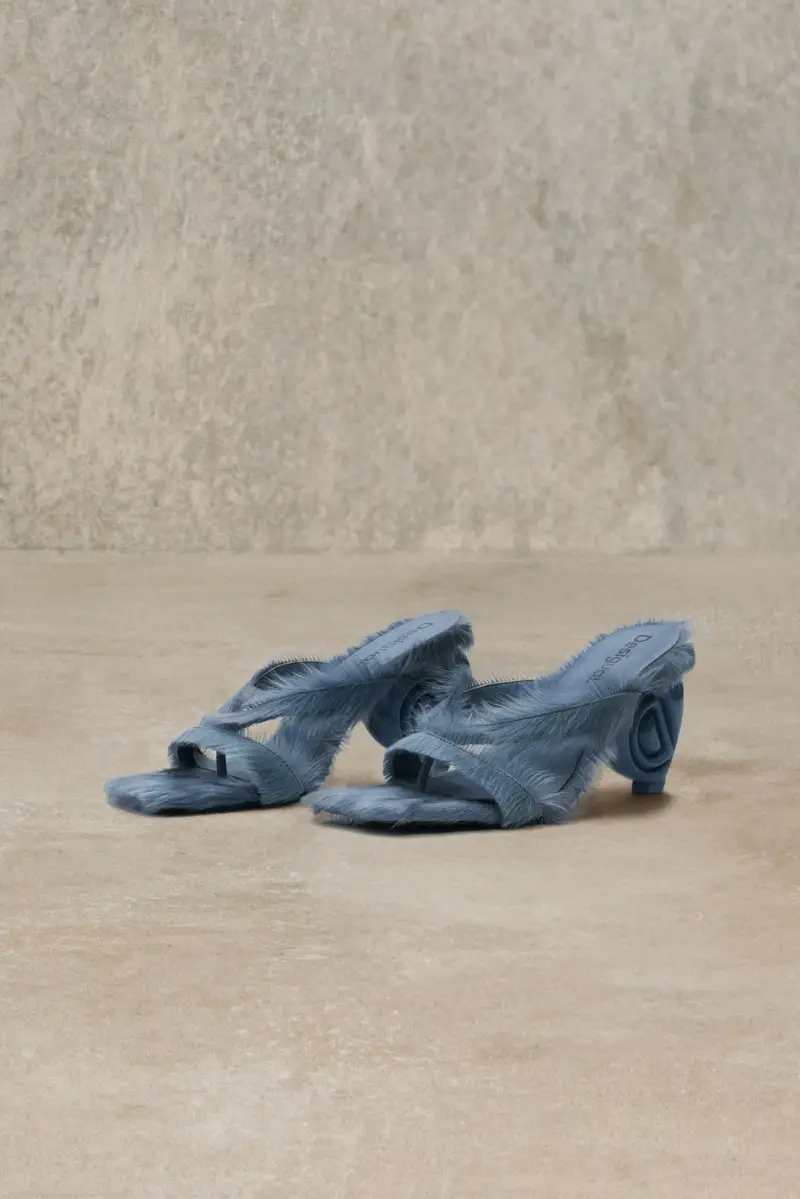 Sandalo pelo cuore studio BLACK miniatura 2