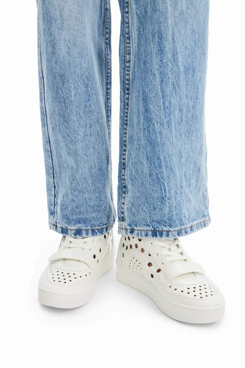 Scarpe ginnastica forate WHITE miniatura 2