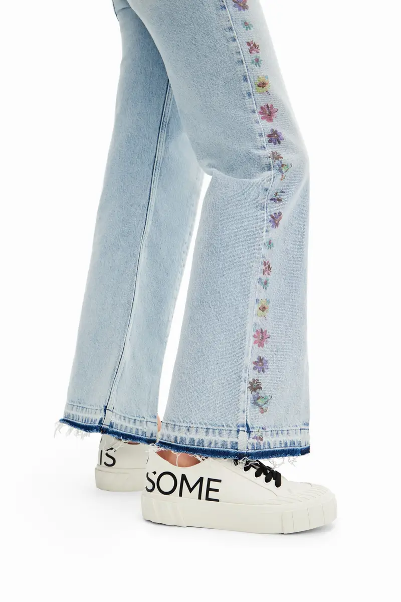 Scarpe ginnastica plateau Life is Awesome WHITE miniatura 2