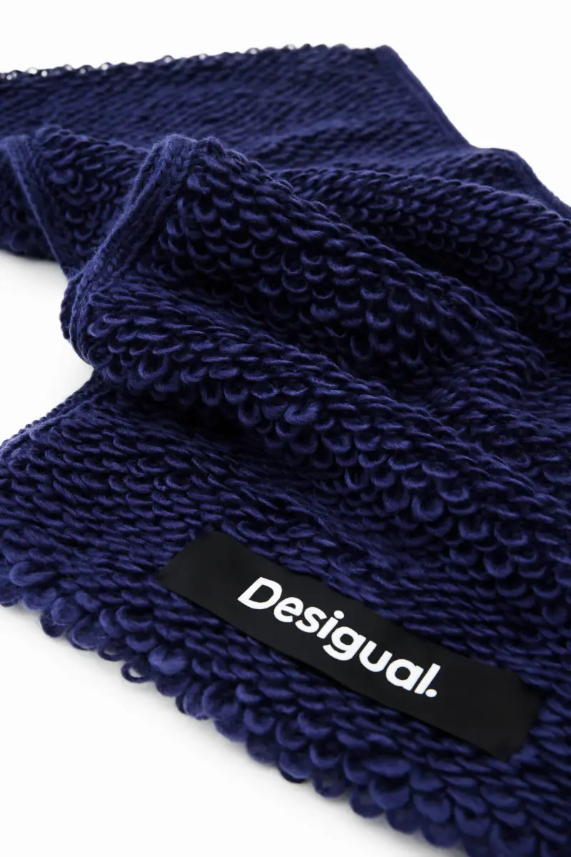 Sciarpa lunga bouclÃ© BLUE miniatura 2