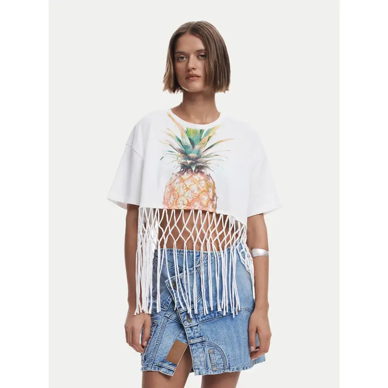 Desigual T-shirt Beige 3219289