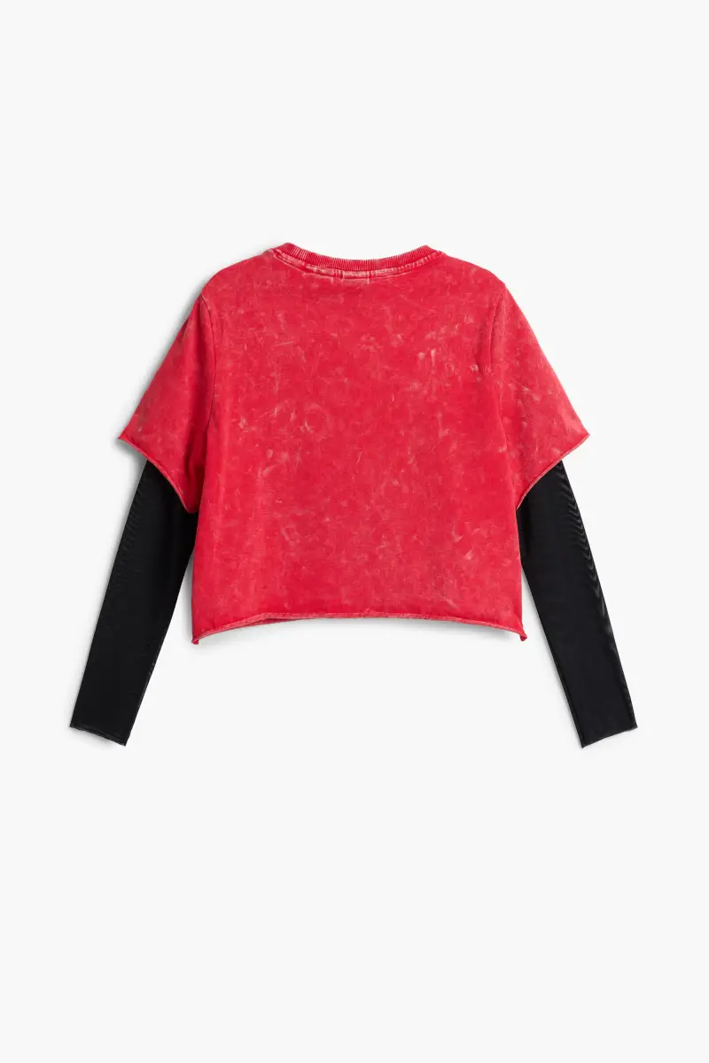 Desigual T-shirt Rosso 3502137 miniatura 2