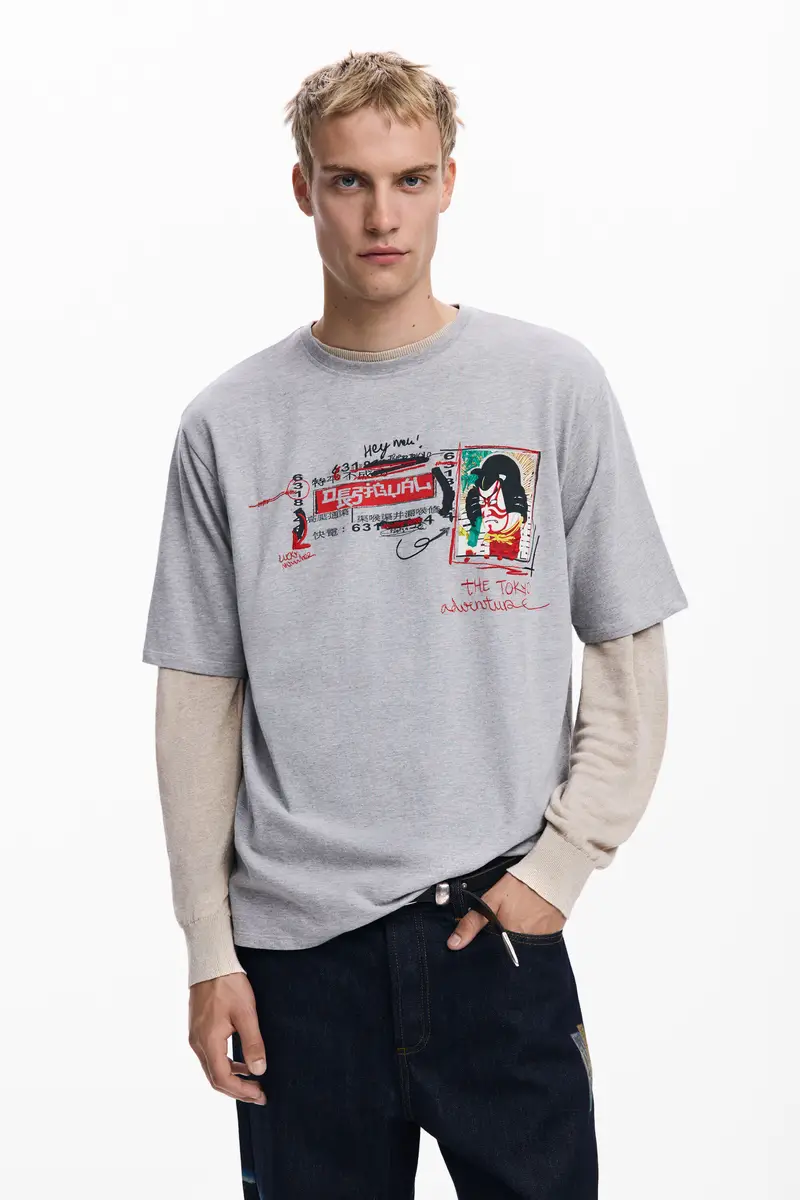 Desigual T-shirt Nero 3502116