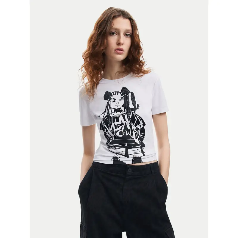 Desigual T-shirt Bianco 3344316