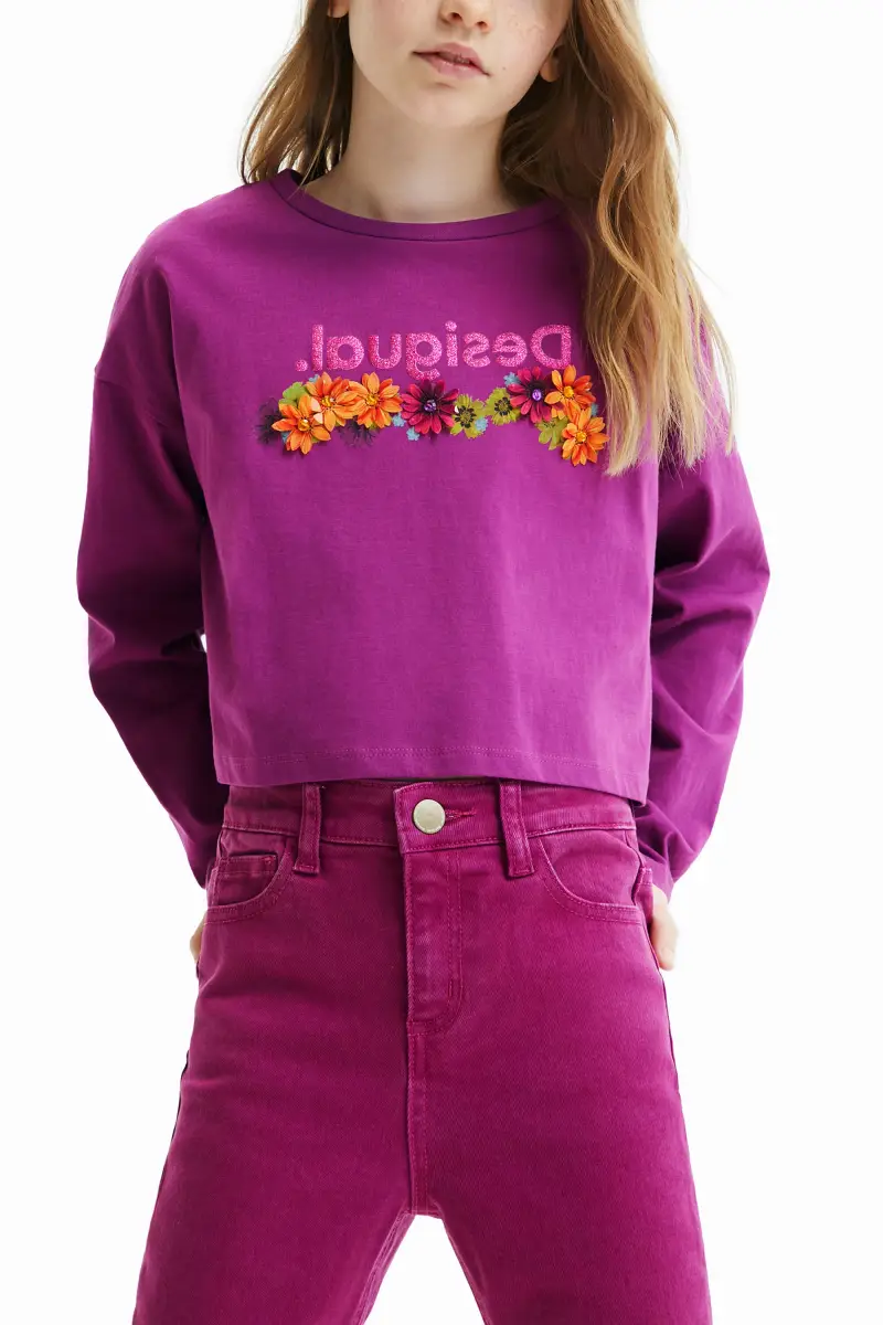 Desigual T-shirt Rosso 2500491 miniatura 2