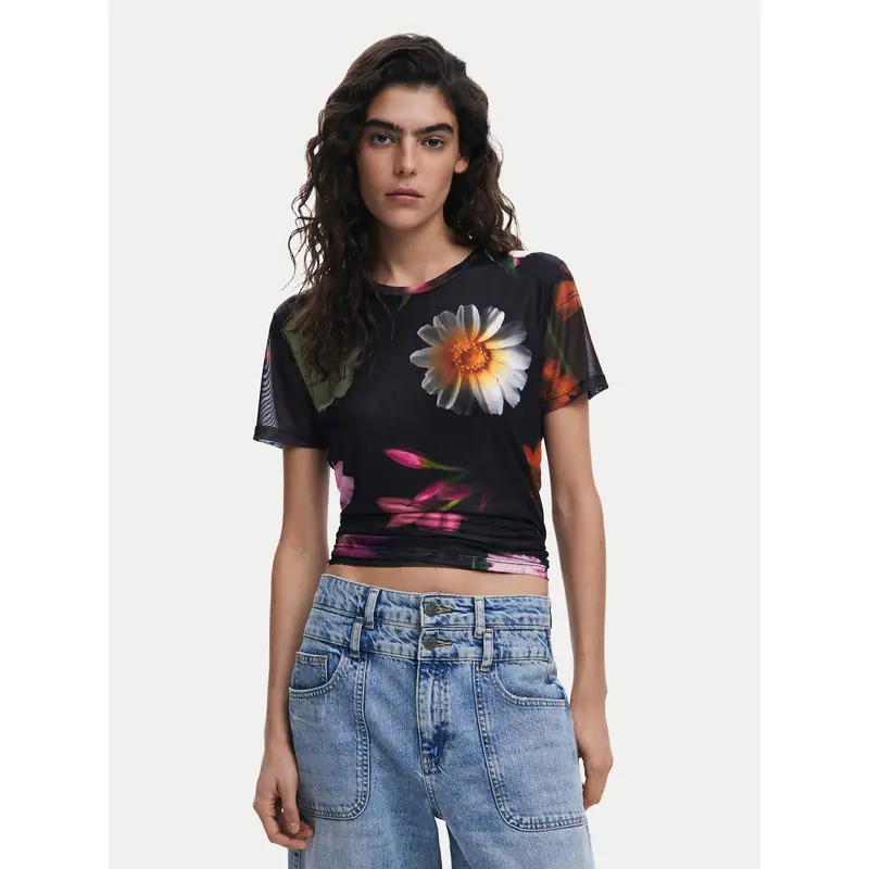 Desigual T-shirt Nero 3219338