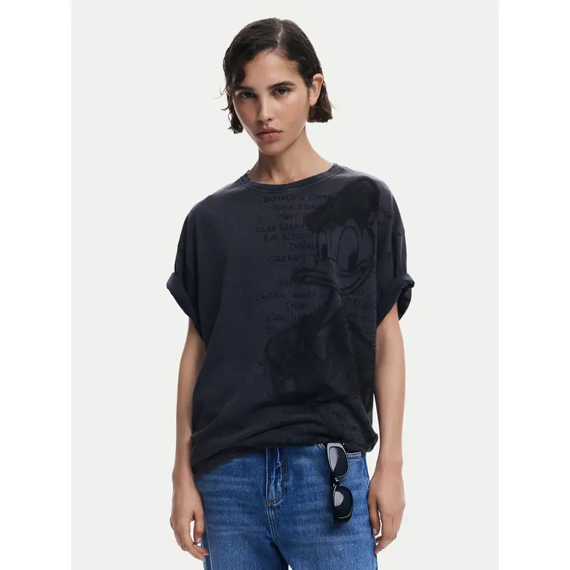 Desigual T-shirt Grigio 3219370