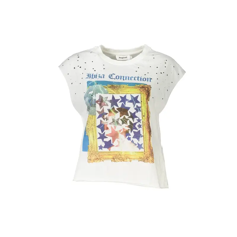 Desigual T-shirt Donna Bianco 4071970