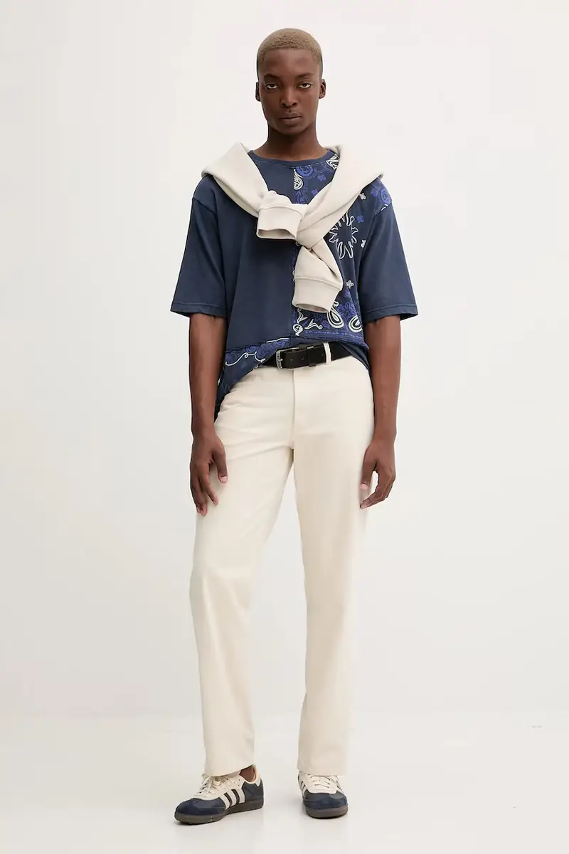 Desigual T-shirt Uomo Blu 3581889 miniatura 2