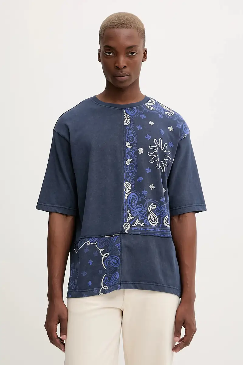 Desigual T-shirt Uomo Blu 3581889