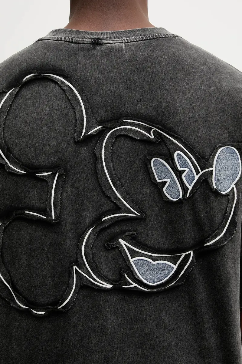 Desigual T-shirt Uomo Grigio 3610508 miniatura 5