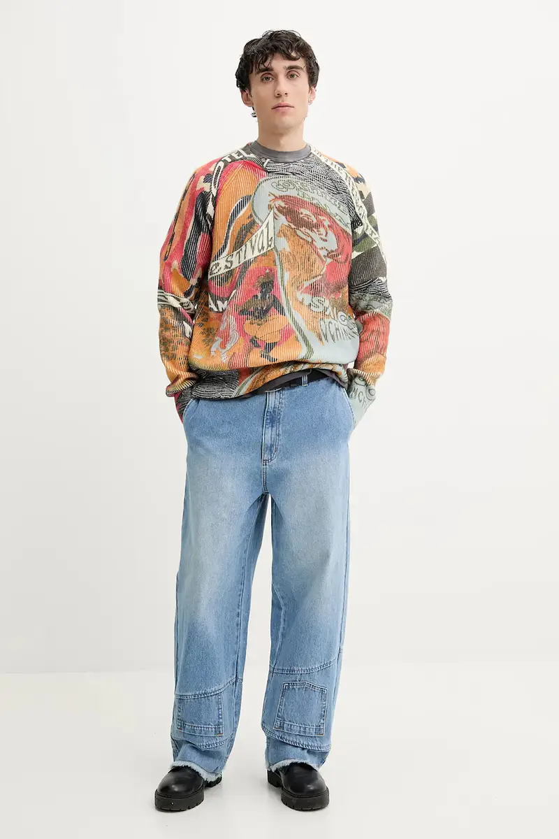 Desigual T-shirt Uomo Grigio 3168361 miniatura 2