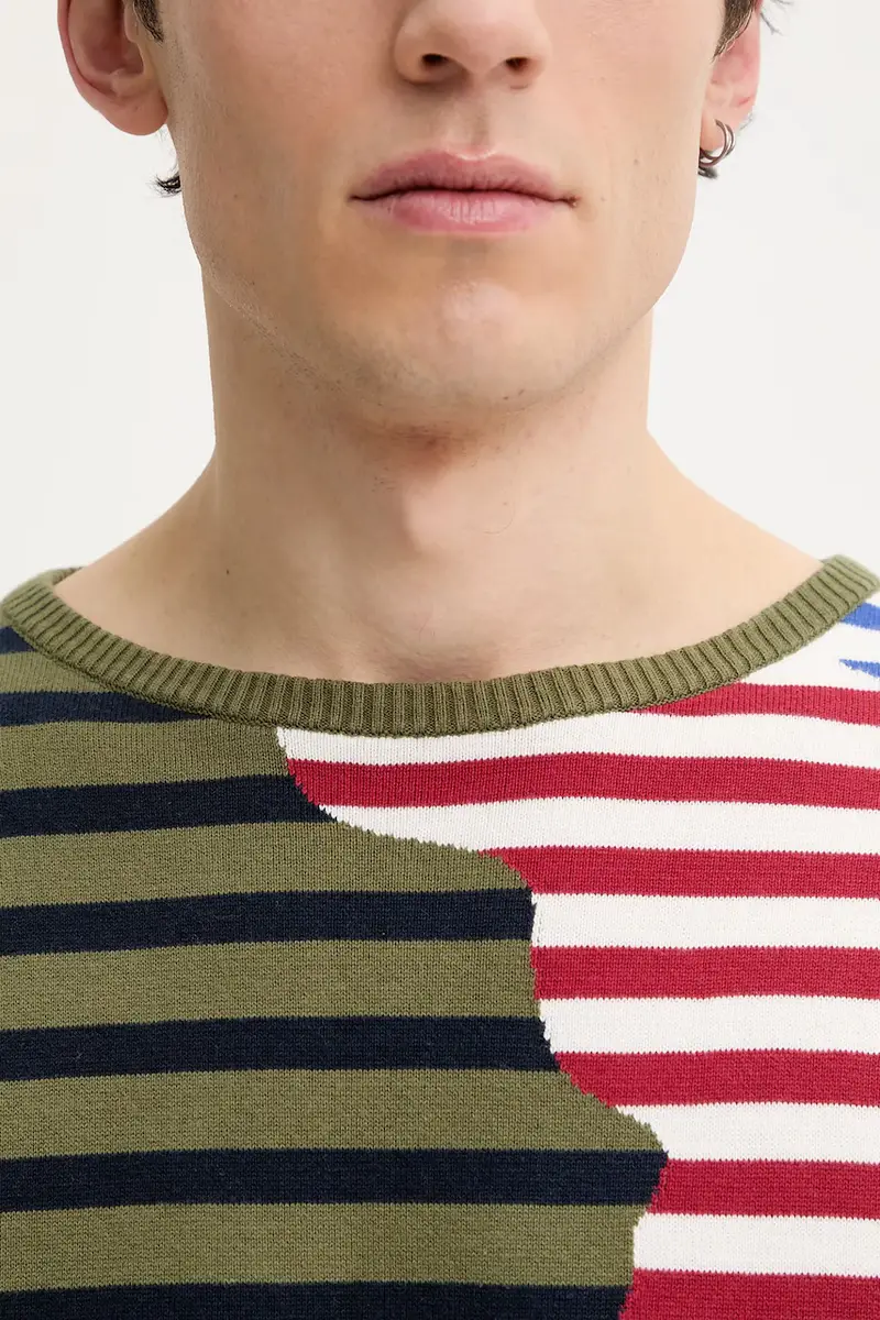 Desigual T-shirt Uomo Verde 3349719 miniatura 5