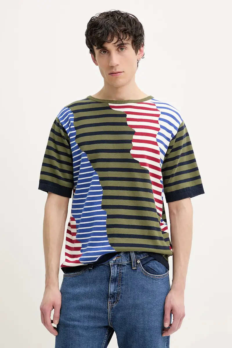 Desigual T-shirt Uomo Verde 3349719