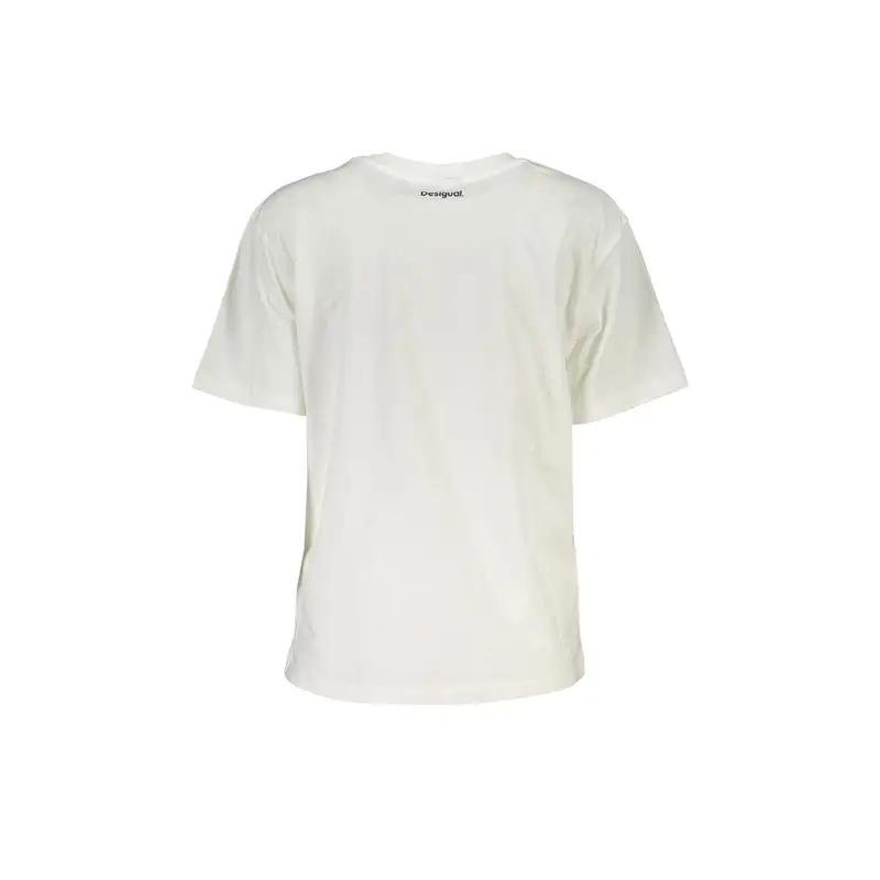 Desigual T-shirt Donna Bianco 4061714 miniatura 2