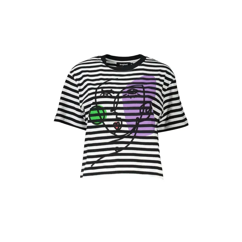 Desigual T-shirt Donna Nero 4072104