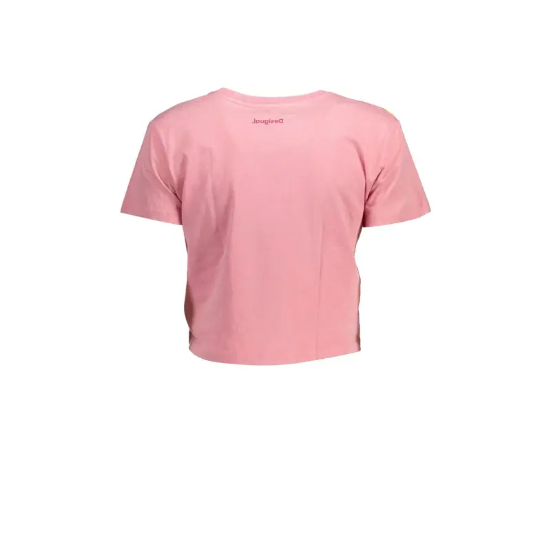 Desigual T-shirt Donna Rosa 4060310 miniatura 2