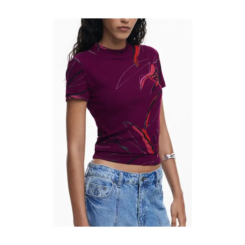 Desigual T-shirt Donna Viola 4073121