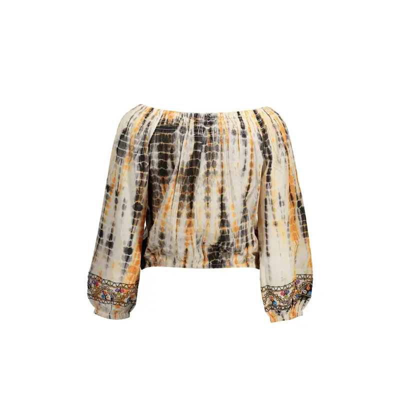 Desigual T-shirt Donna Beige 4060307 miniatura 2