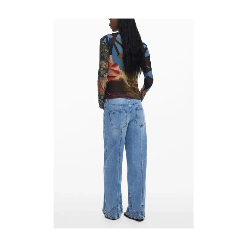 Desigual T-shirt Donna Nero 4282057 miniatura 2