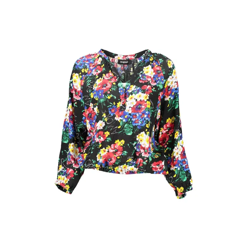 Desigual T-shirt Donna Nero 4010145