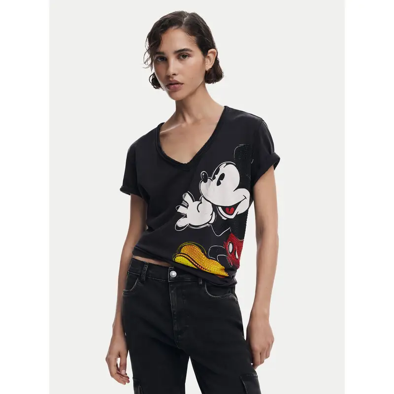 Desigual T-shirt Nero 4194838