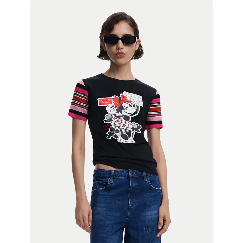 Desigual T-shirt Nero 3219330