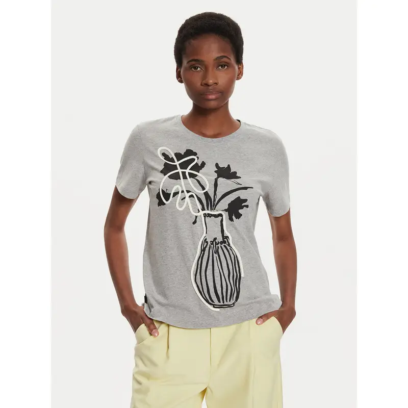 Desigual T-shirt Grigio 3209643