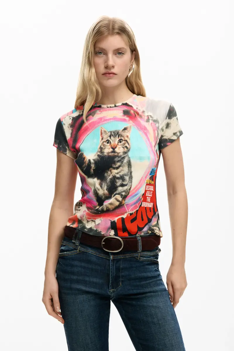 Desigual T-shirt Rosso 4191833