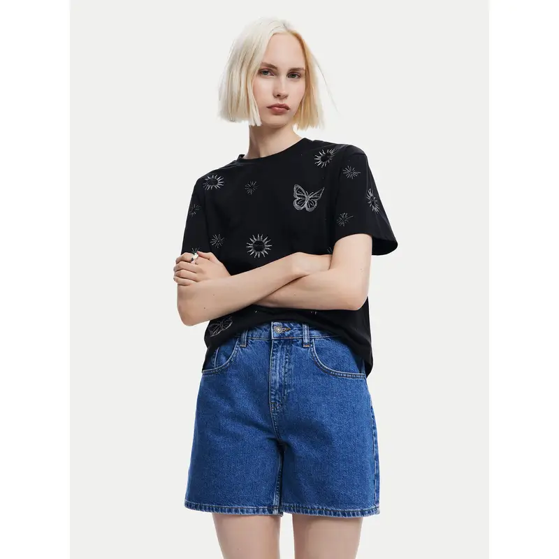 Desigual T-shirt Nero 3209652