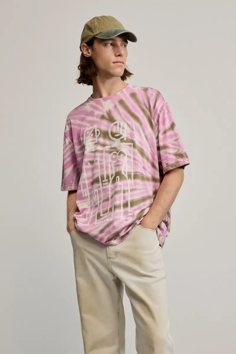 Desigual T-shirt Arancione 4243212