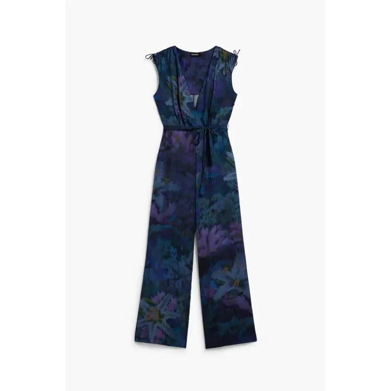 Tuta jumpsuit Desigual Floresazul