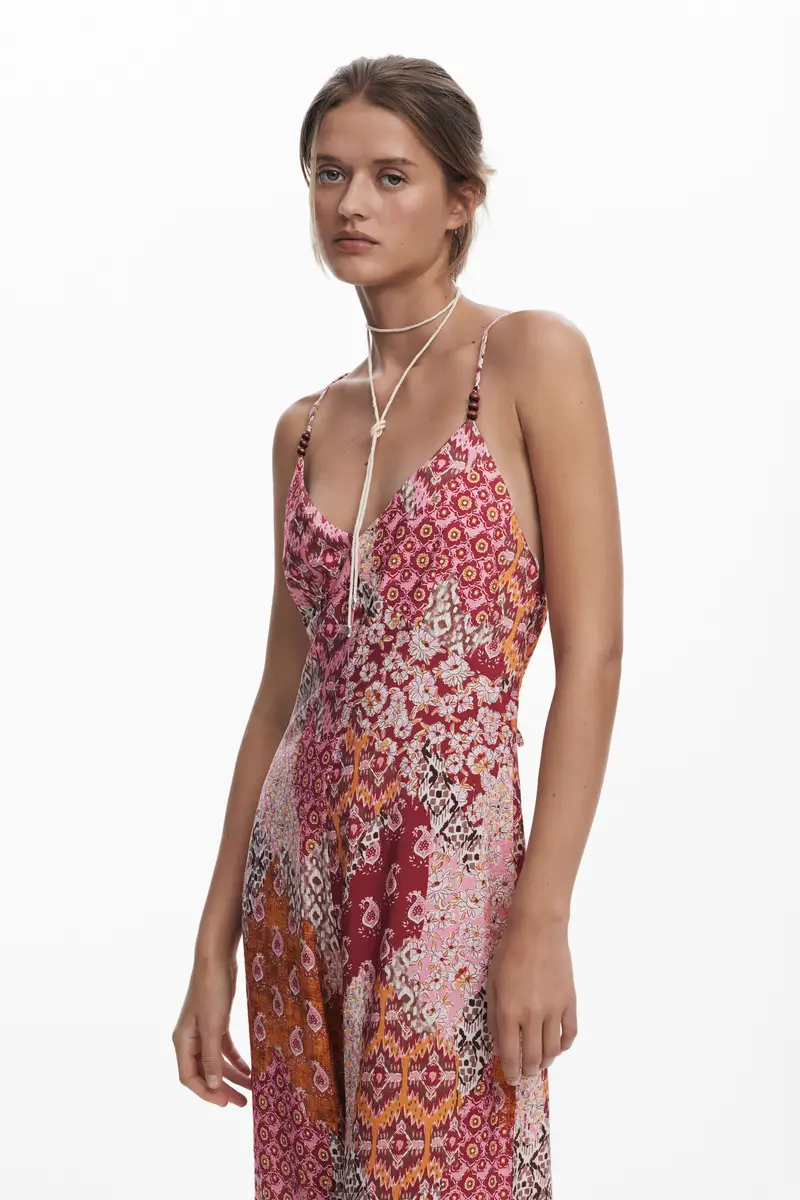 Tuta lunga Boho RED miniatura 2