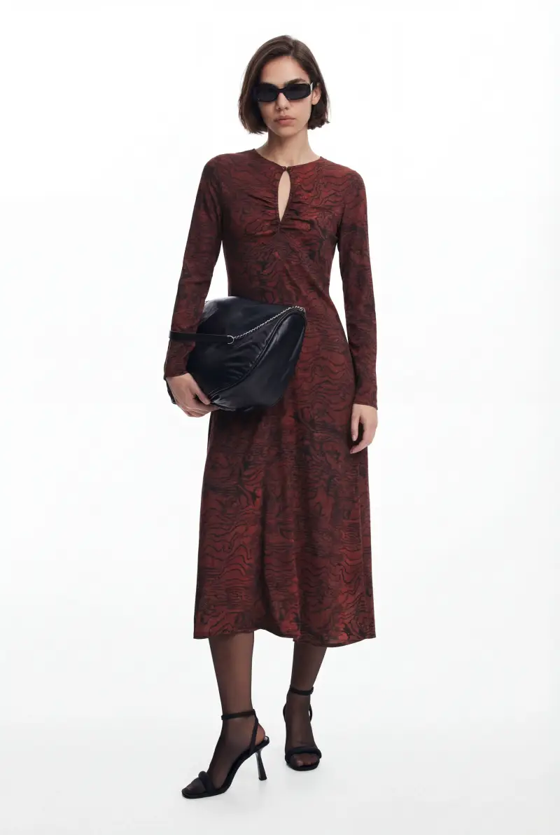 Vestito a linee Desigual RED