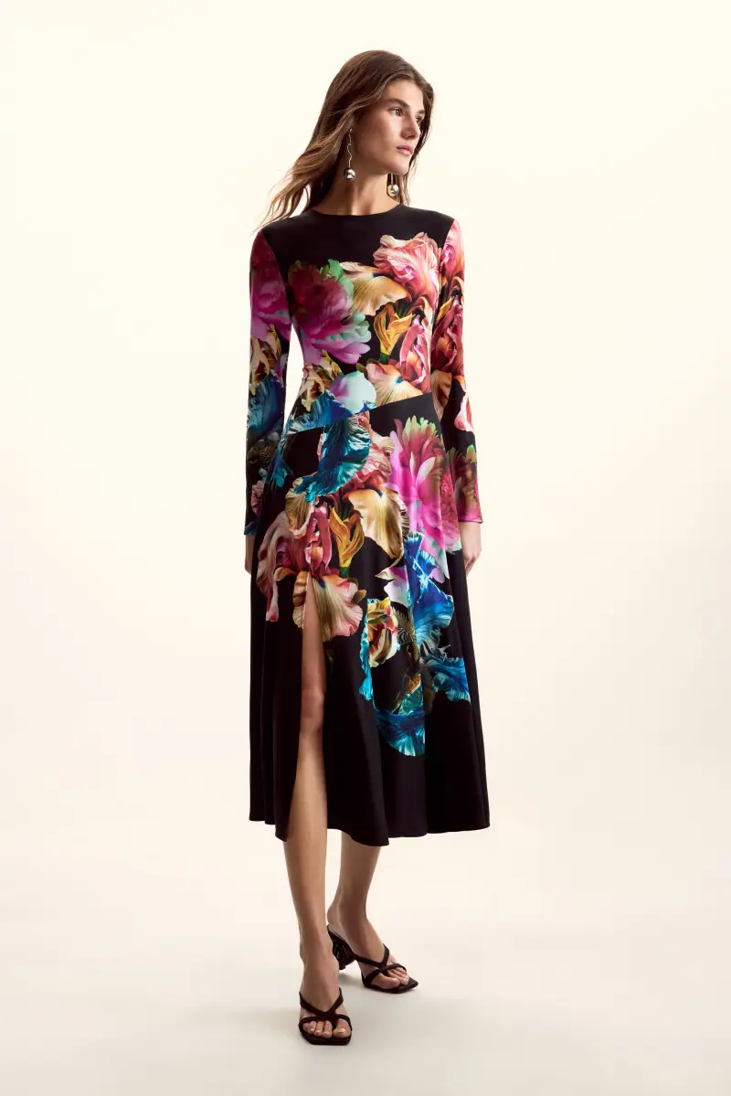 Vestito a maniche lunghe C Lacroix BLACK