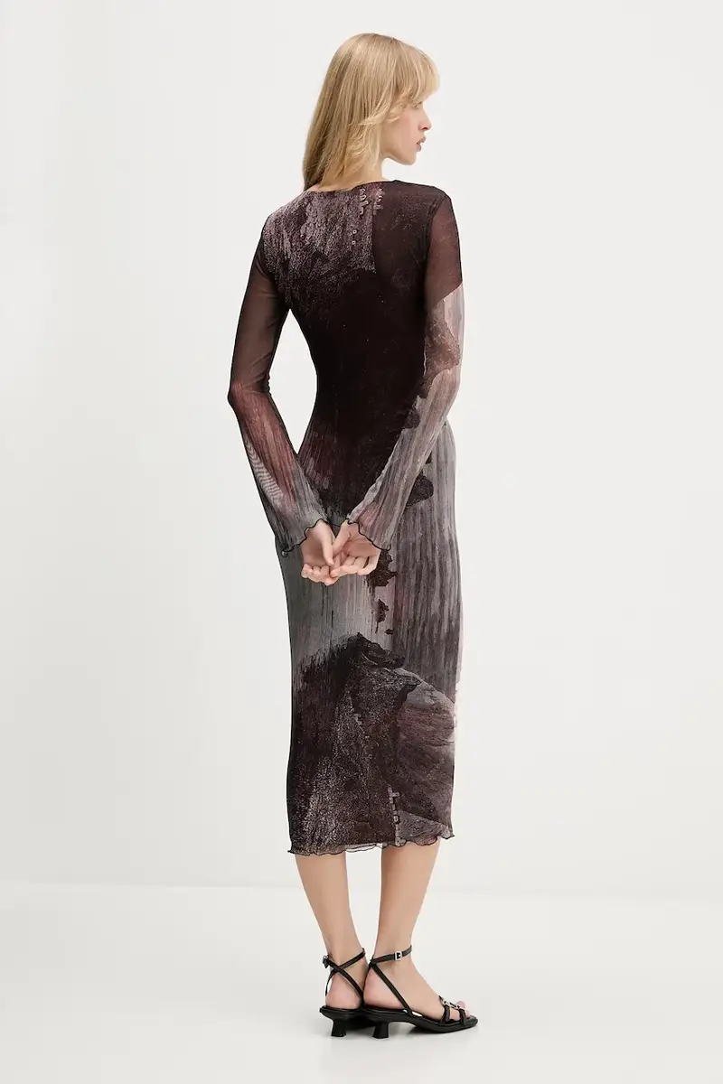 vestito ABYSS LACROIX colore marrone 25WWVK01 miniatura 3